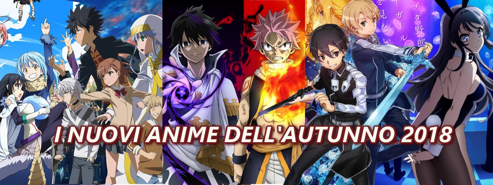 Novità anime dell'autunno 2018 Anime Autunno 2018 Autumn 2018